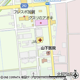 ＪＡグリーン加賀農産物直売所元気村周辺の地図