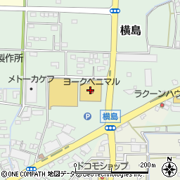 ヨークベニマル筑西横島店周辺の地図