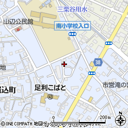 栃木県足利市堀込町2793-10周辺の地図