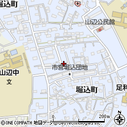 栃木県足利市堀込町2946-56周辺の地図