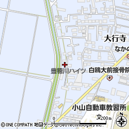 栃木県小山市大行寺934周辺の地図