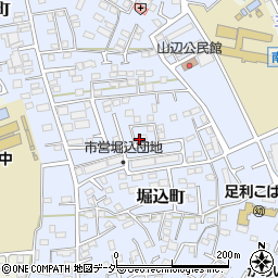 栃木県足利市堀込町2946-27周辺の地図