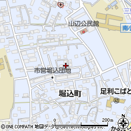 栃木県足利市堀込町2946-31周辺の地図