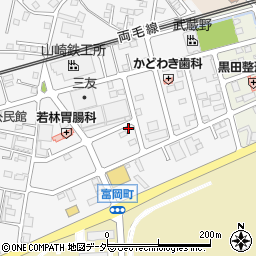 栃木県佐野市富岡町1700周辺の地図