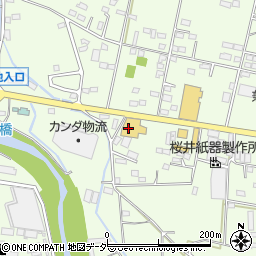 ネッツトヨタ群馬　伊勢崎ひので店周辺の地図