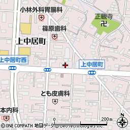 株式会社横尾材木店　高崎店周辺の地図