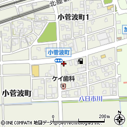 なか卯加賀小菅波店周辺の地図