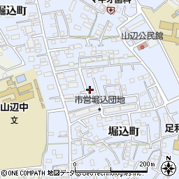 栃木県足利市堀込町2946-55周辺の地図