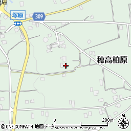 長野県安曇野市穂高柏原3697周辺の地図