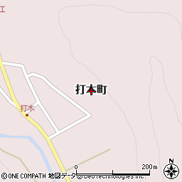 石川県小松市打木町周辺の地図