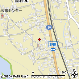 長野県安曇野市豊科光1620周辺の地図