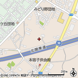 茨城県笠間市住吉1350周辺の地図