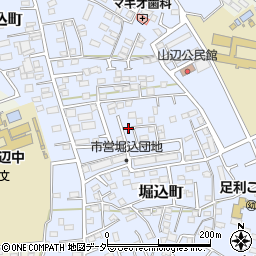 栃木県足利市堀込町2946-43周辺の地図