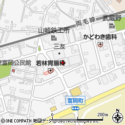 栃木県佐野市富岡町1685周辺の地図