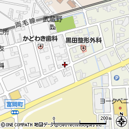 栃木県佐野市富岡町1742-1周辺の地図