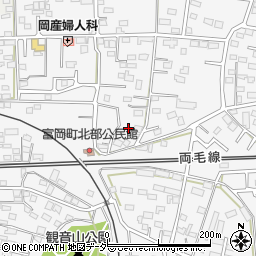 栃木県佐野市富岡町33周辺の地図