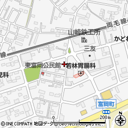 栃木県佐野市富岡町1613周辺の地図