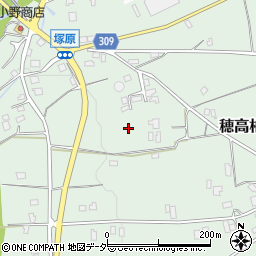 長野県安曇野市穂高柏原3686周辺の地図