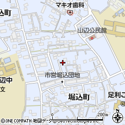 栃木県足利市堀込町2946-42周辺の地図