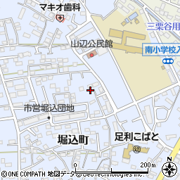 栃木県足利市堀込町2945周辺の地図