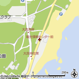 観光情報センター前周辺の地図