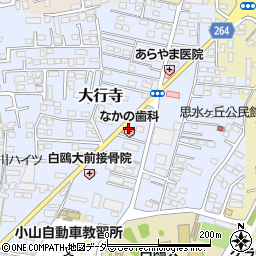 栃木県小山市大行寺1027周辺の地図