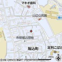 栃木県足利市堀込町2946-22周辺の地図
