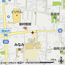 栃木県栃木市大平町西水代1765周辺の地図