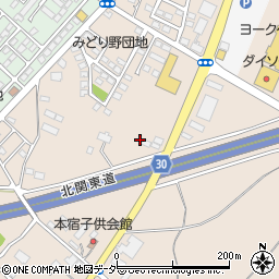 茨城県笠間市住吉1353周辺の地図