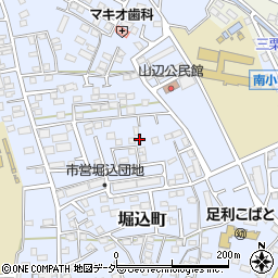 栃木県足利市堀込町2946-34周辺の地図