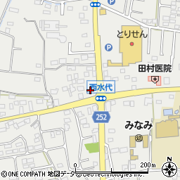 栃木県栃木市大平町西水代1961周辺の地図