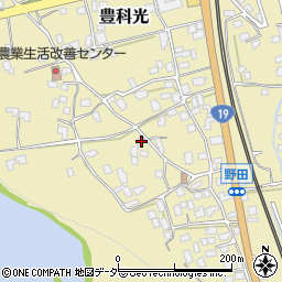 長野県安曇野市豊科光1590周辺の地図