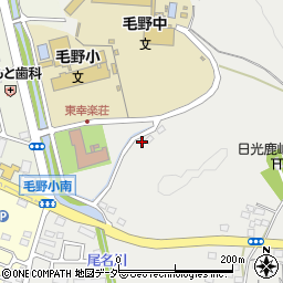 栃木県足利市大久保町1381周辺の地図