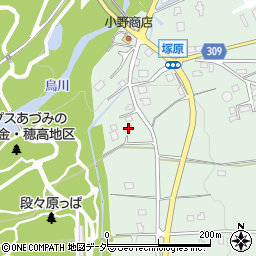 長野県安曇野市穂高柏原3670-4周辺の地図