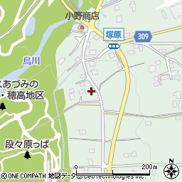 長野県安曇野市穂高柏原3671周辺の地図