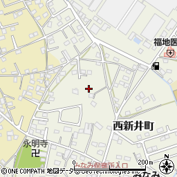栃木県足利市西新井町3424周辺の地図