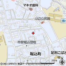 栃木県足利市堀込町2946-17周辺の地図