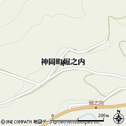 岐阜県飛騨市神岡町堀之内周辺の地図