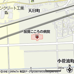 加賀こころの病院周辺の地図