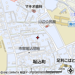 栃木県足利市堀込町2946-9周辺の地図