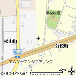 石川県加賀市分校町ワ周辺の地図