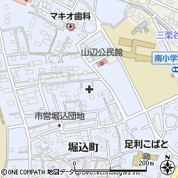 栃木県足利市堀込町2946-7周辺の地図