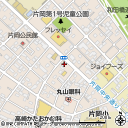 ａｐｏｌｌｏｓｔａｔｉｏｎセルフ高崎観音ＳＳ周辺の地図