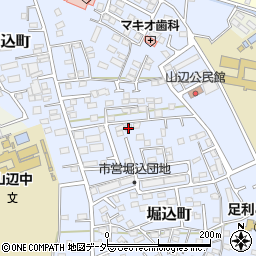 栃木県足利市堀込町2946-20周辺の地図