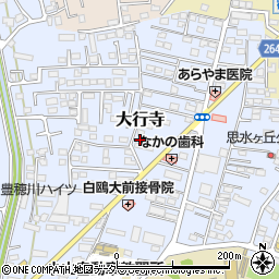 栃木県小山市大行寺1025周辺の地図