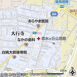 栃木県小山市大行寺1065周辺の地図