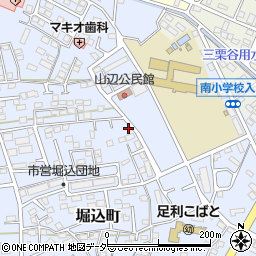 栃木県足利市堀込町2936周辺の地図