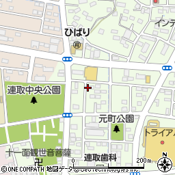 群馬県伊勢崎市連取町周辺の地図