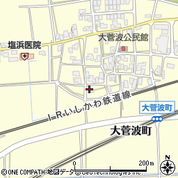石川県加賀市大菅波町タ76周辺の地図