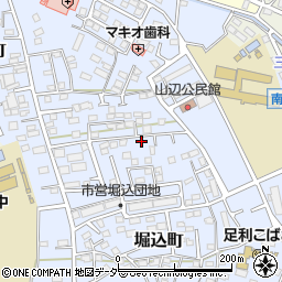 栃木県足利市堀込町2946-11周辺の地図